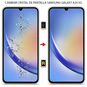Cambiar Cristal de Pantalla Samsung Galaxy A34 5G