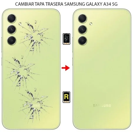 Cambiar Tapa Trasera Samsung Galaxy A34 5G