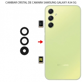 Cambiar Cristal Cámara Trasera Samsung Galaxy A34 5G