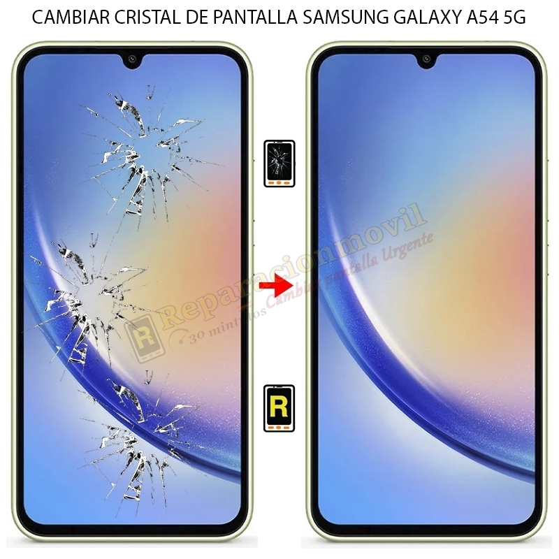 Cambiar Cristal de Samsung Galaxy A54 5G
