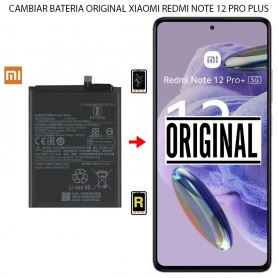 Cambiar Batería Original Xiaomi Redmi Note 12 Pro Plus