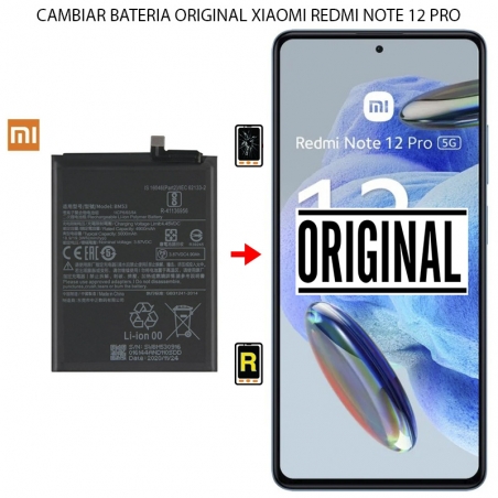 Cambiar Batería Original Xiaomi Redmi Note 12 Pro