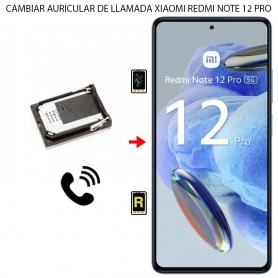 Cambiar Auricular de Llamada Xiaomi Redmi Note 12 Pro