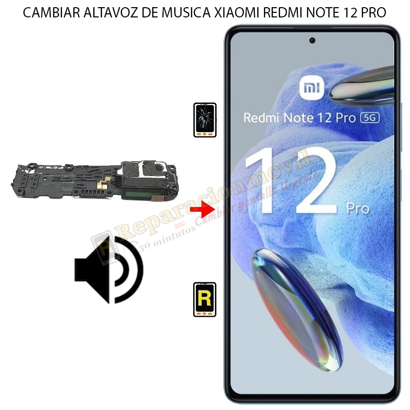 Cambiar Altavoz de Música Xiaomi Redmi Note 12 Pro
