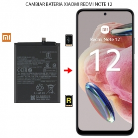 Cambiar Batería Xiaomi Redmi Note 12