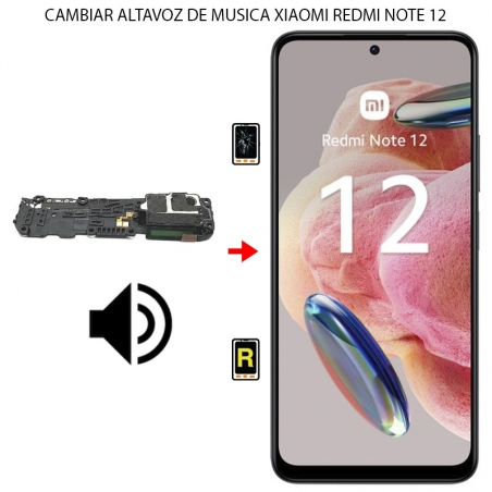 Cambiar Altavoz de Música Xiaomi Redmi Note 12