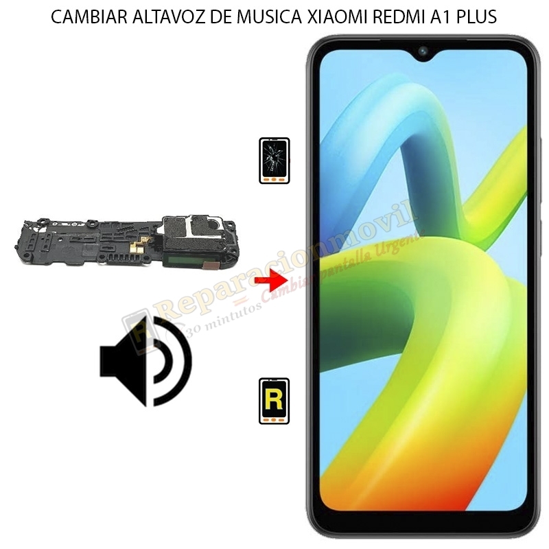 Cambiar Altavoz de Música Xiaomi Redmi A1 Plus