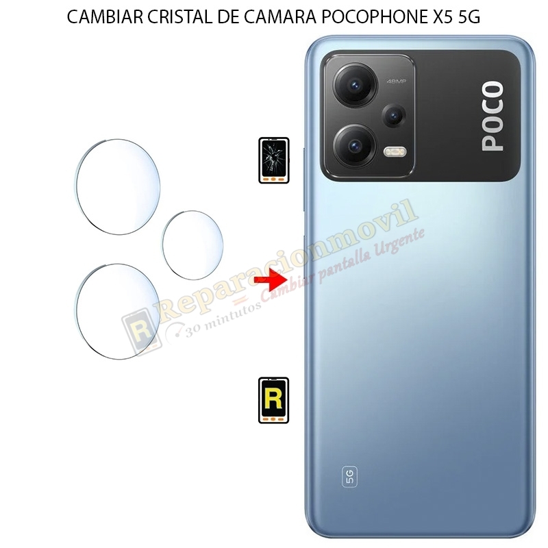 Cambiar Cristal Cámara Trasera Xiaomi Poco X5 5G