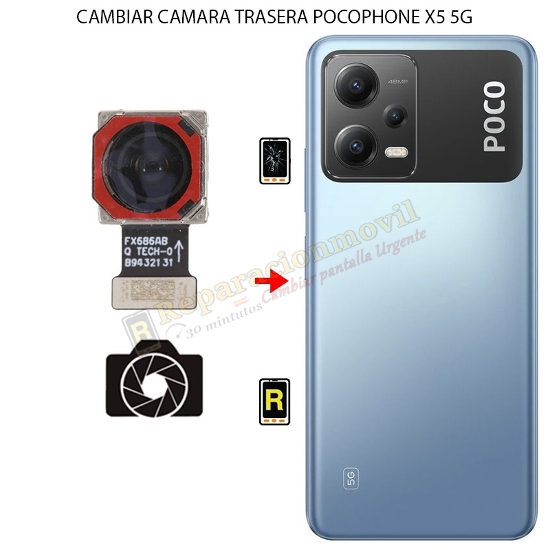 Cambiar Cámara Trasera Xiaomi Poco X5 5G