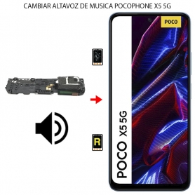 Cambiar Altavoz de Música Xiaomi Poco X5 5G