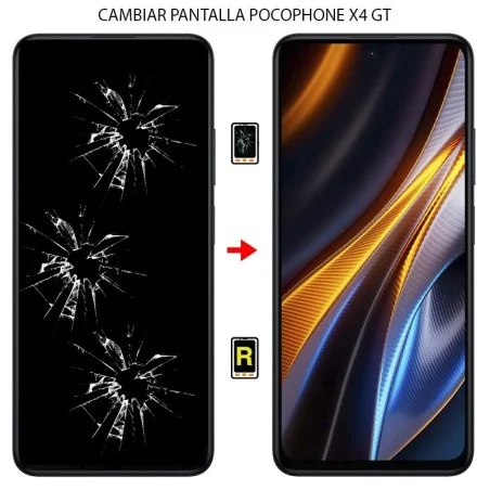 Cambiar Pantalla Xiaomi Poco X4 GT