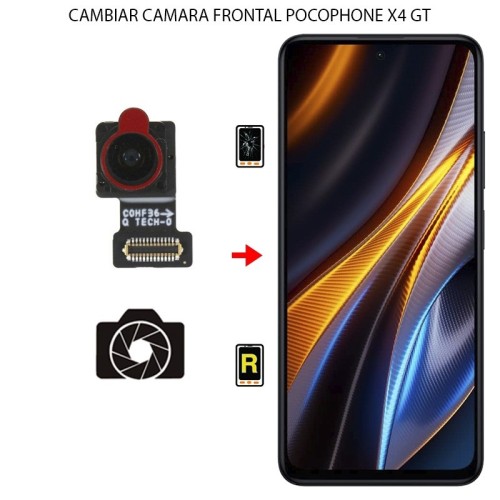 Cambiar Cámara Frontal Xiaomi Poco X4 GT