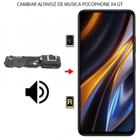 Cambiar Altavoz de Música Xiaomi Poco X4 GT