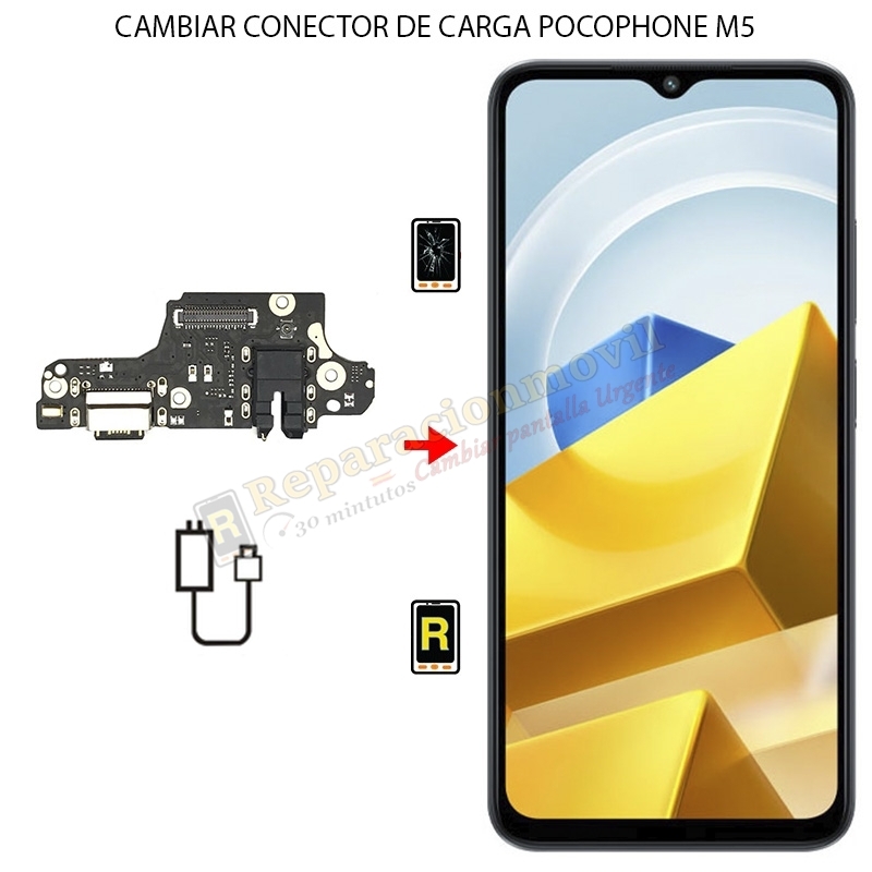 Cambiar Conector de Carga Xiaomi Poco M5