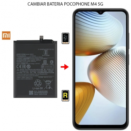 Cambiar Batería Xiaomi Poco M4 5G