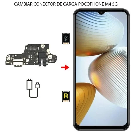 Cambiar Conector de Carga Xiaomi Poco M4 5G