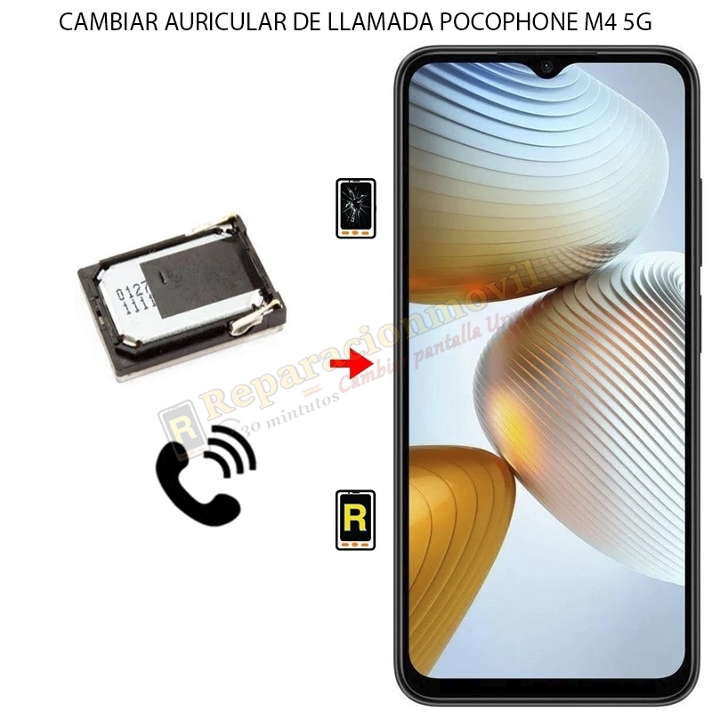 Cambiar Auricular de Llamada Xiaomi Poco M4 5G