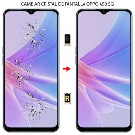 Cambiar Cristal de Pantalla Oppo A58 5G