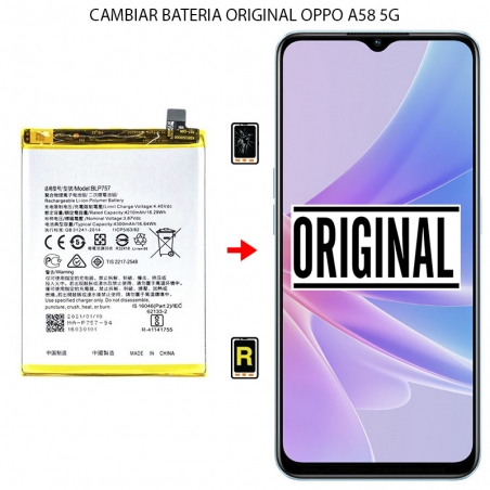 Cambiar Batería Original Oppo A58 5G