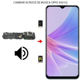 Cambiar Altavoz de Música Oppo A58 5G