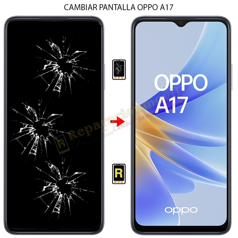 Cambiar Pantalla Oppo A17