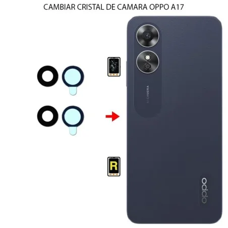 Cambiar Cristal Cámara Trasera Oppo A17