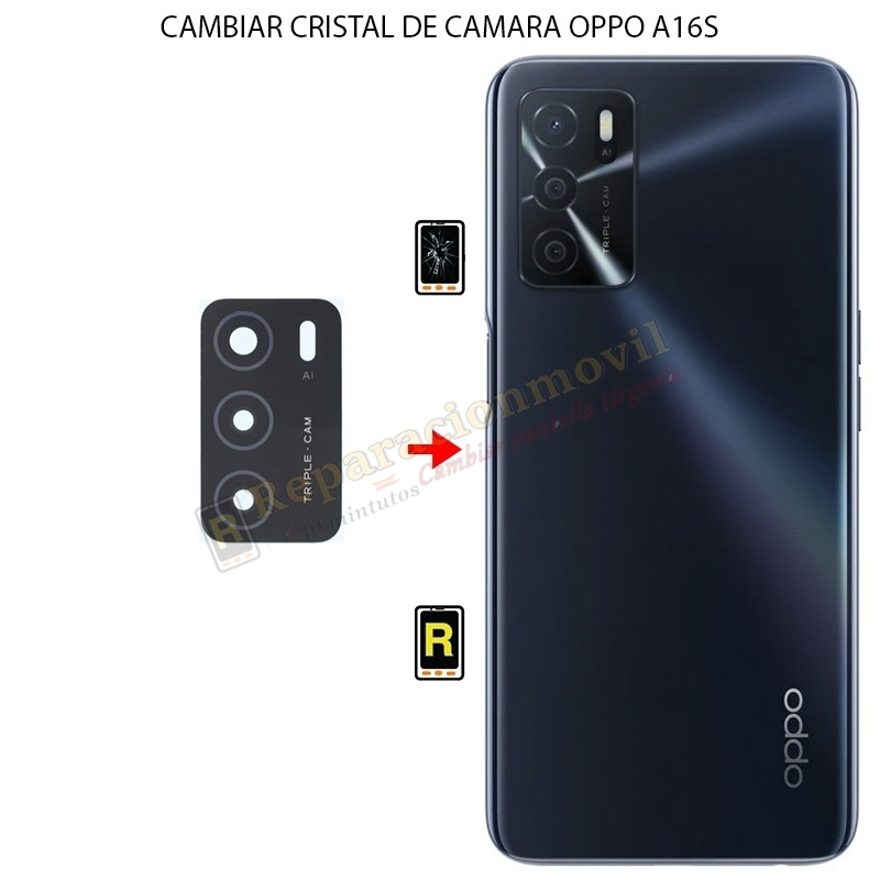 Cambiar Cristal Cámara Trasera Oppo A16s