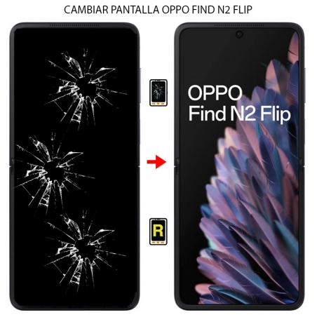 Cambiar Pantalla Original Oppo Find N2 Flip