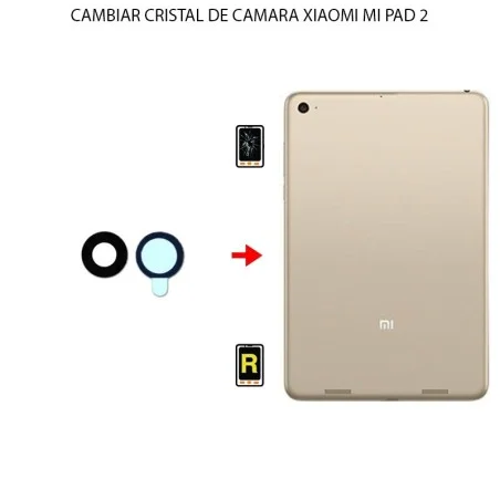 Cambiar Cristal Cámara Trasera Xiaomi Mi Pad 2