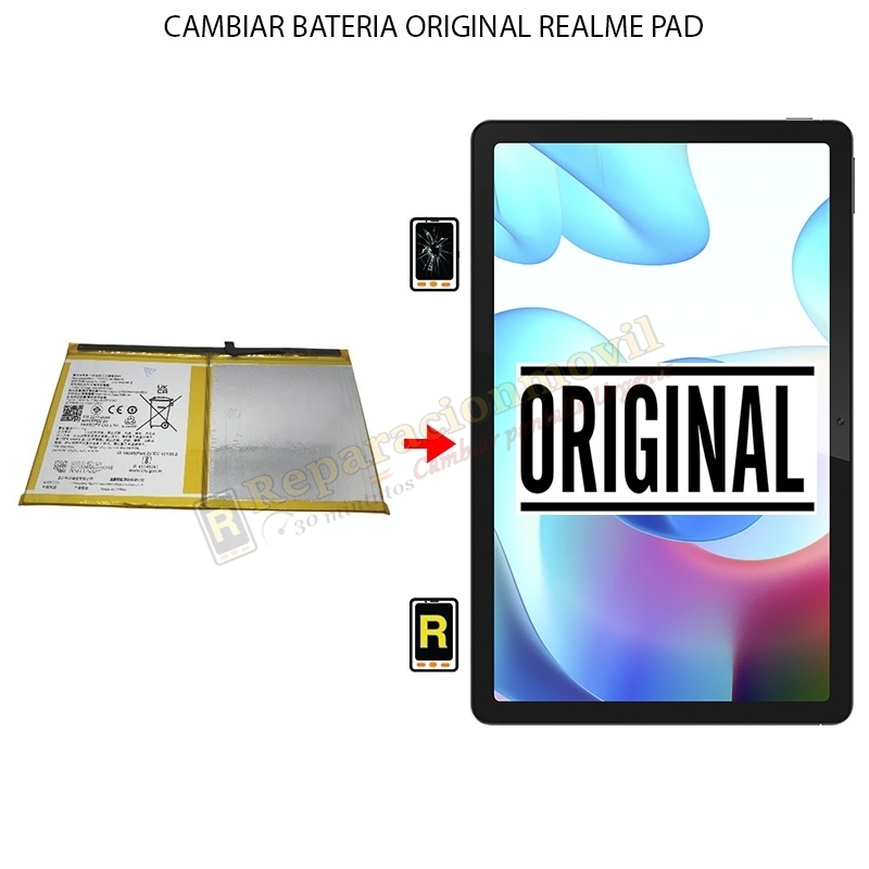 Cambiar Batería Original Realme Pad