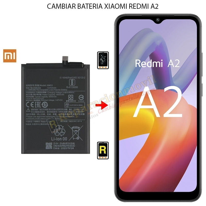 Cambiar Batería Xiaomi Redmi A2
