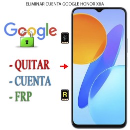 Eliminar Contraseña y Cuenta Google Honor X8a