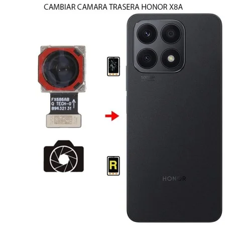 Cambiar Cámara Trasera Honor X8a