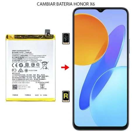 Cambiar Batería Honor X6