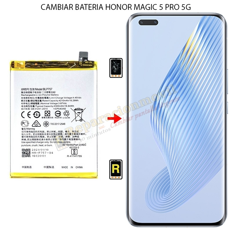 Cambiar Batería Honor Magic 5 Pro 5G