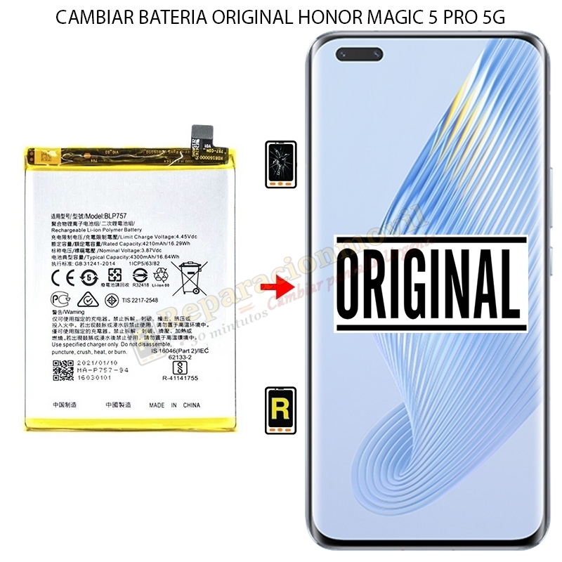 Cambiar Batería Original Honor Magic 5 Pro 5G