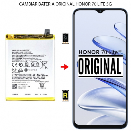 Cambiar Batería Original Honor 70 Lite