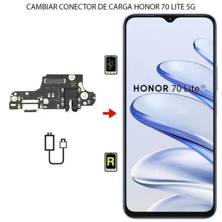 Cambiar Conector de Carga Honor 70 Lite