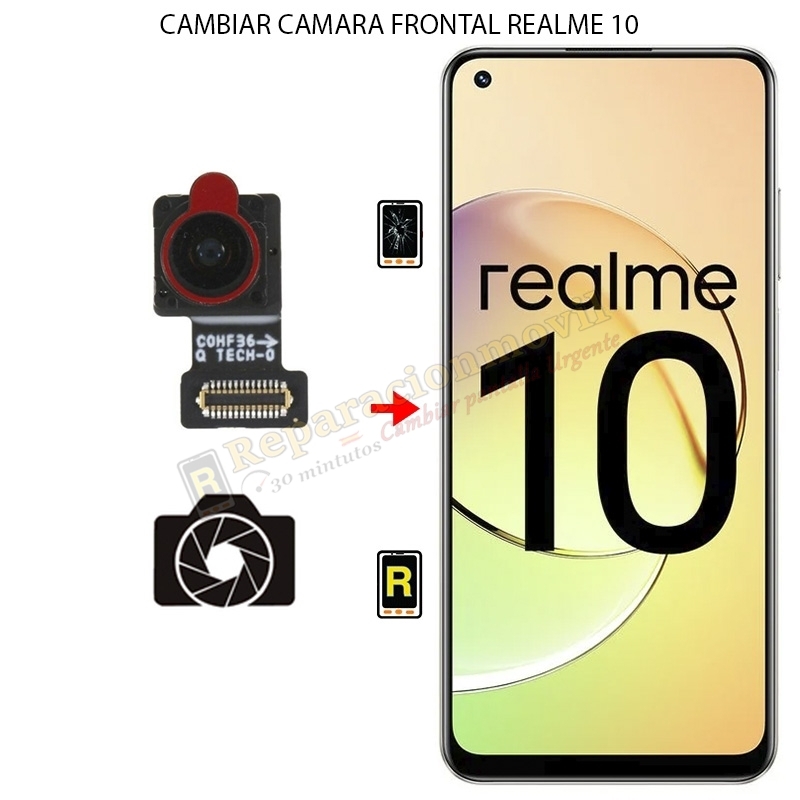 Cambiar Cámara Frontal Realme 10