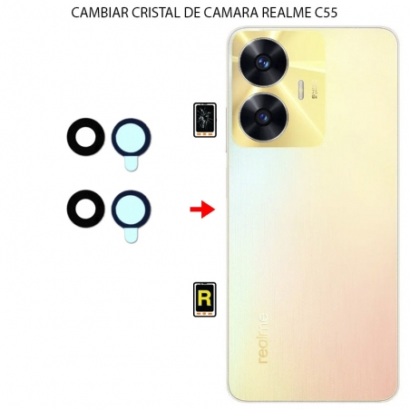 Cambiar Cristal Cámara Trasera Realme C55