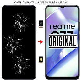 Cambiar Pantalla Original Realme C33