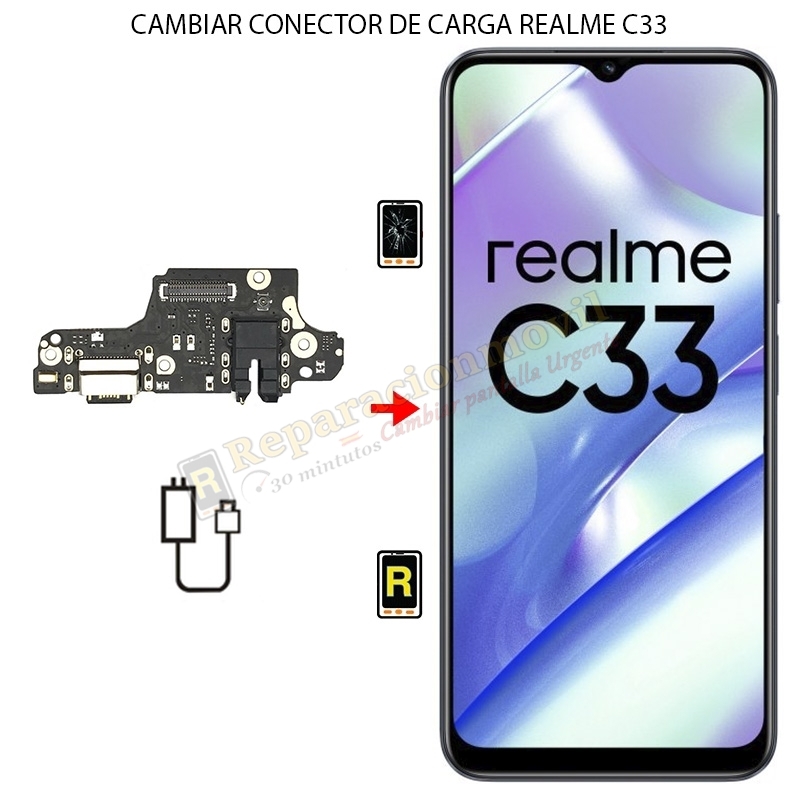 Cambiar Conector de Carga Realme C33