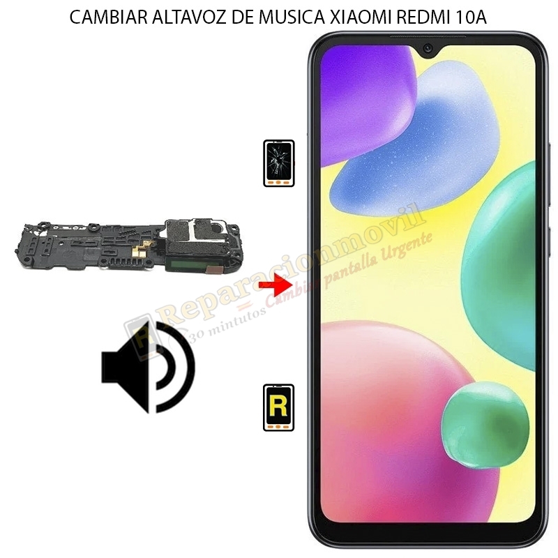 Cambiar Altavoz de Música Xiaomi Redmi 10A