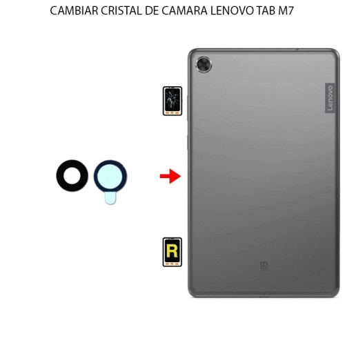 Cambiar Cristal Cámara Trasera Lenovo Tab M7 Gen 3