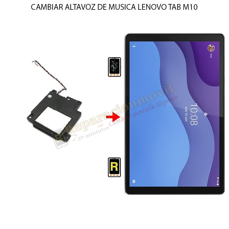 Cambiar Altavoz De Música Lenovo Tab M10