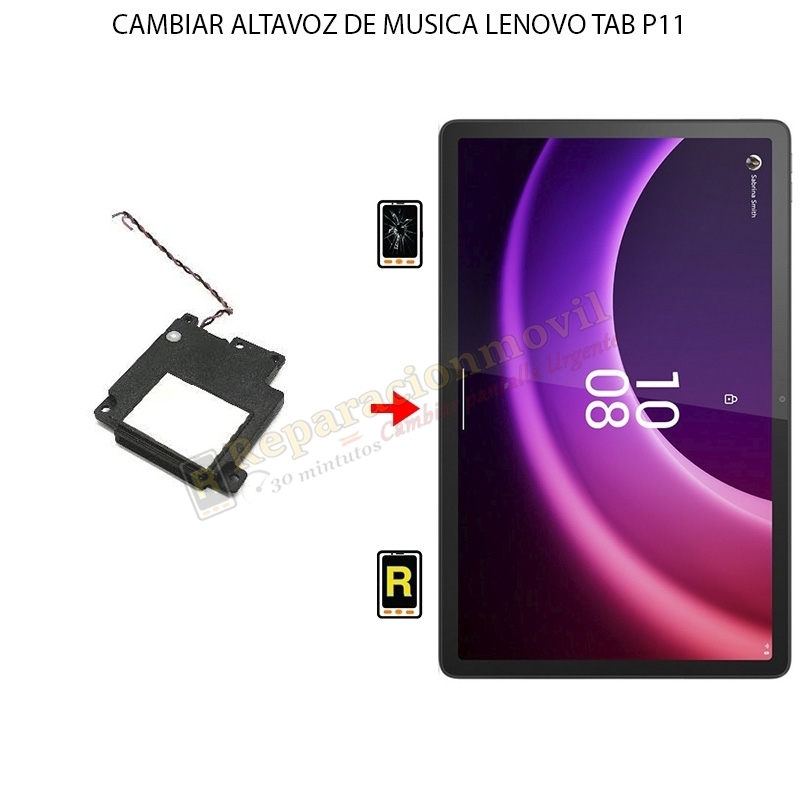 Cambiar Altavoz De Música Lenovo Tab P11