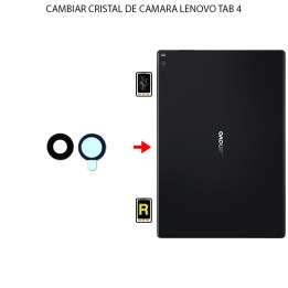 Cambiar Cristal Cámara Trasera Lenovo Tab 4 8 Plus
