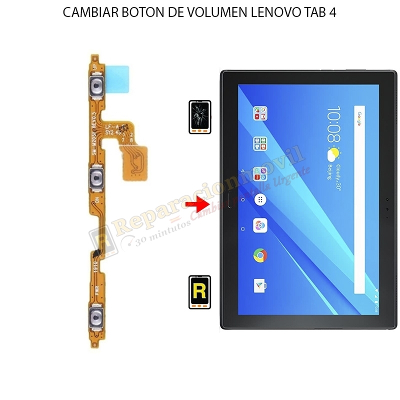 Cambiar Botón De Volumen Lenovo Tab 4 8 Plus