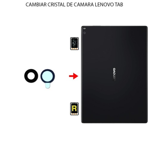 Cambiar Cristal Cámara Trasera Lenovo Tab 3 7