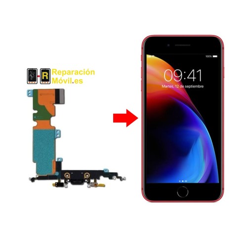 Cambiar Conector de Carga iPhone 8 Plus